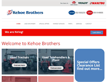 Tablet Screenshot of kehoebros.ie